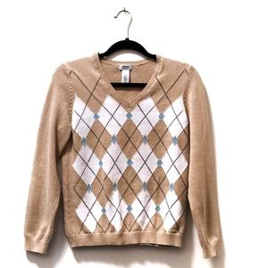 IZOD | Cotton Argyle Sweater